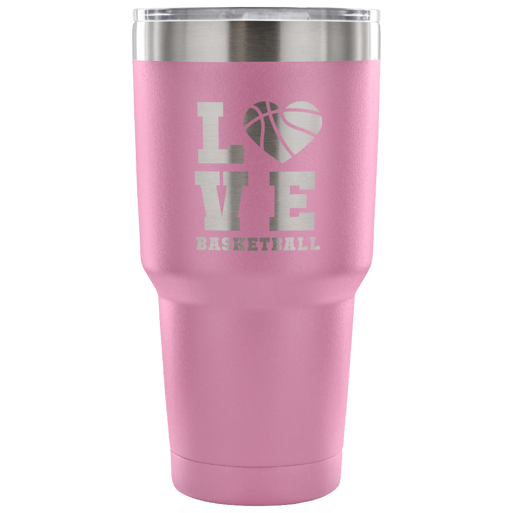 Love basketball Tumbler 30oz