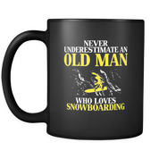 Never underestimate an old man who loves snowboarding