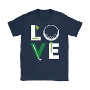 Golf Love Gift, Woman's tee, Unisex T-shirt, V-neck, Summer Apparel