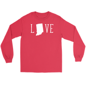 Indiana Love Gift, Unisex Longsleeve