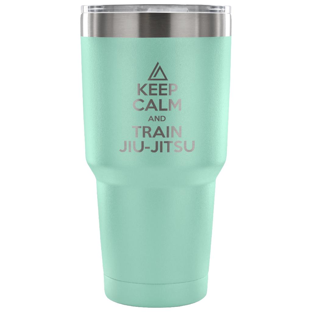 Keep calm and train jiu jitsu Tumbler 30oz