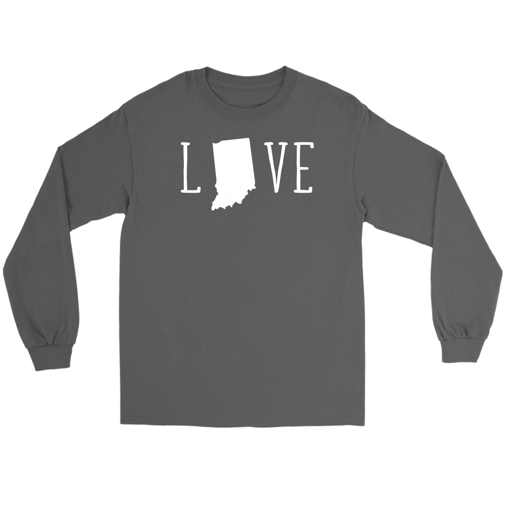 Indiana Love Gift, Unisex Longsleeve