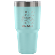 Looks like a beauty, swims like a beast Tumbler 30oz