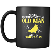 Never underestimate an old man with a Pomeranian
