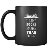 I like books more than people