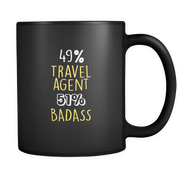 49% Travel agent 51% Badass