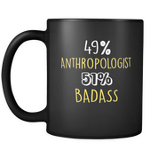 49% Anthropologist 51% Badass