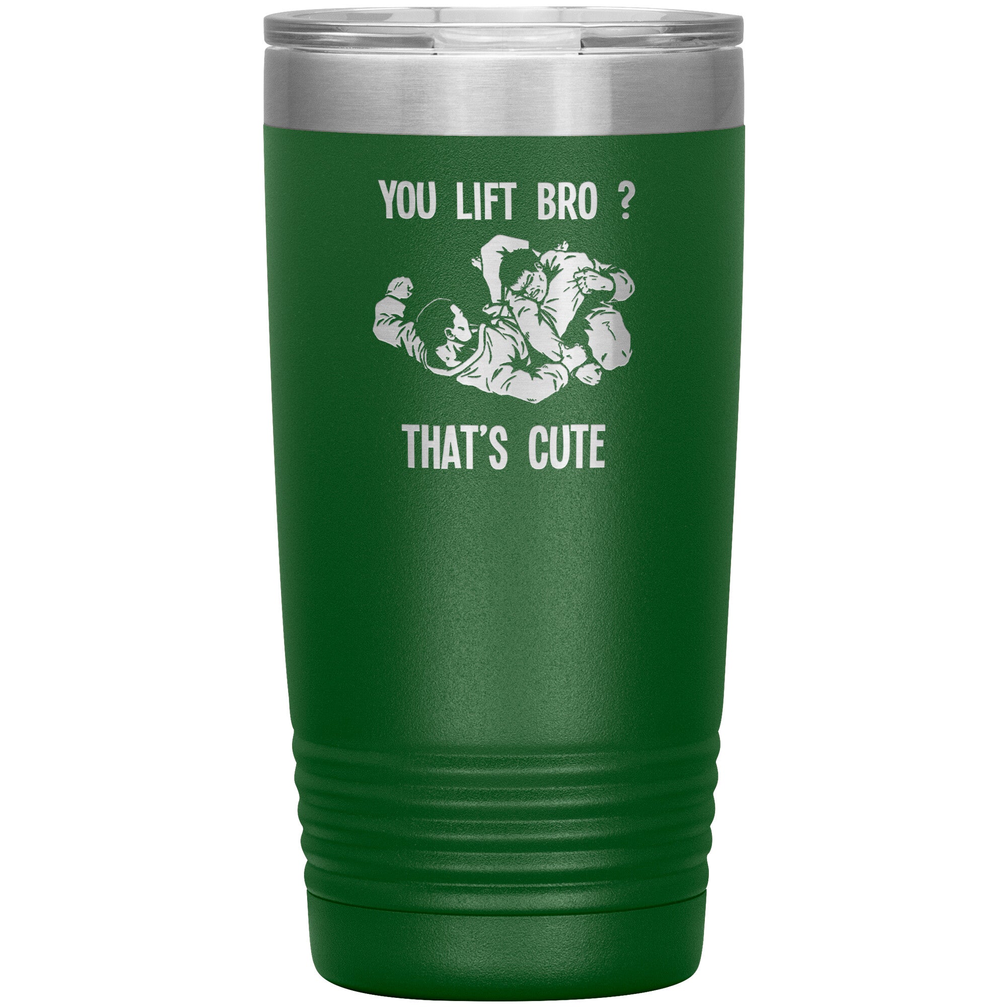 You lift bro? That's cute 20 oz Tumbler