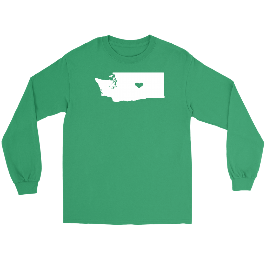 Washington Love Washington Gift, Unisex Longsleeve, Hoodie, Crewneck long sleeve, Sweatshirt, Jersey