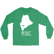 Maine Mine. Gift, Unisex Longsleeve, Hoodie, Crewneck long sleeve, Sweatshirt, Jersey