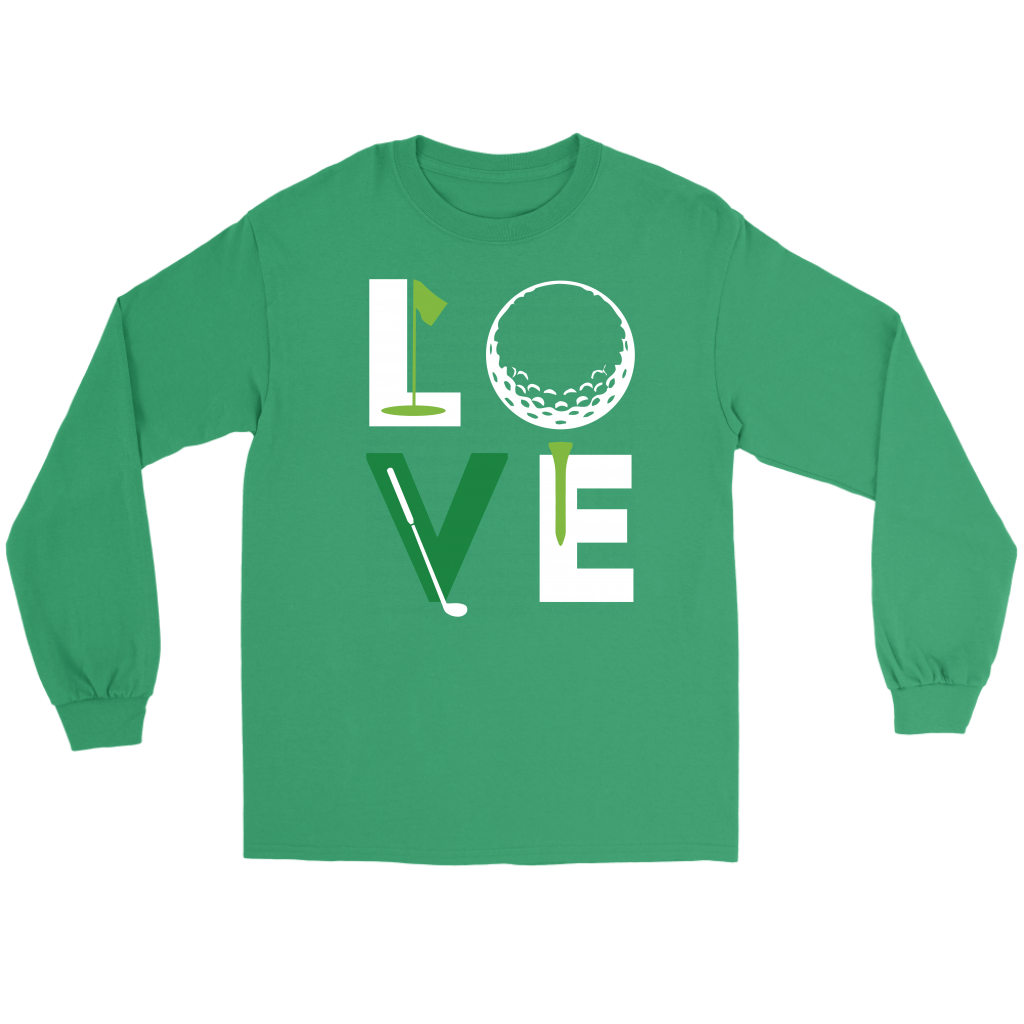 Golf Love Gift, Unisex Longsleeve, Hoodie, Crewneck long sleeve, Sweatshirt, Jersey