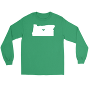 Oregon Love Gift, Unisex Longsleeve, Hoodie, Crewneck long sleeve, Sweatshirt, Jersey