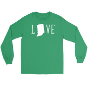 Indiana Love Gift, Unisex Longsleeve