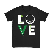 Golf Love Gift, Woman's tee, Unisex T-shirt, V-neck, Summer Apparel