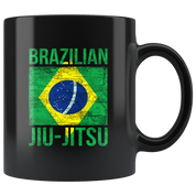 Mug Brazilian Jiu Jitsu - BJJ Brazilian Jiu-Jitsu mug - BJJ Coffee Cup BJJ Coffee Mug (11oz) Black