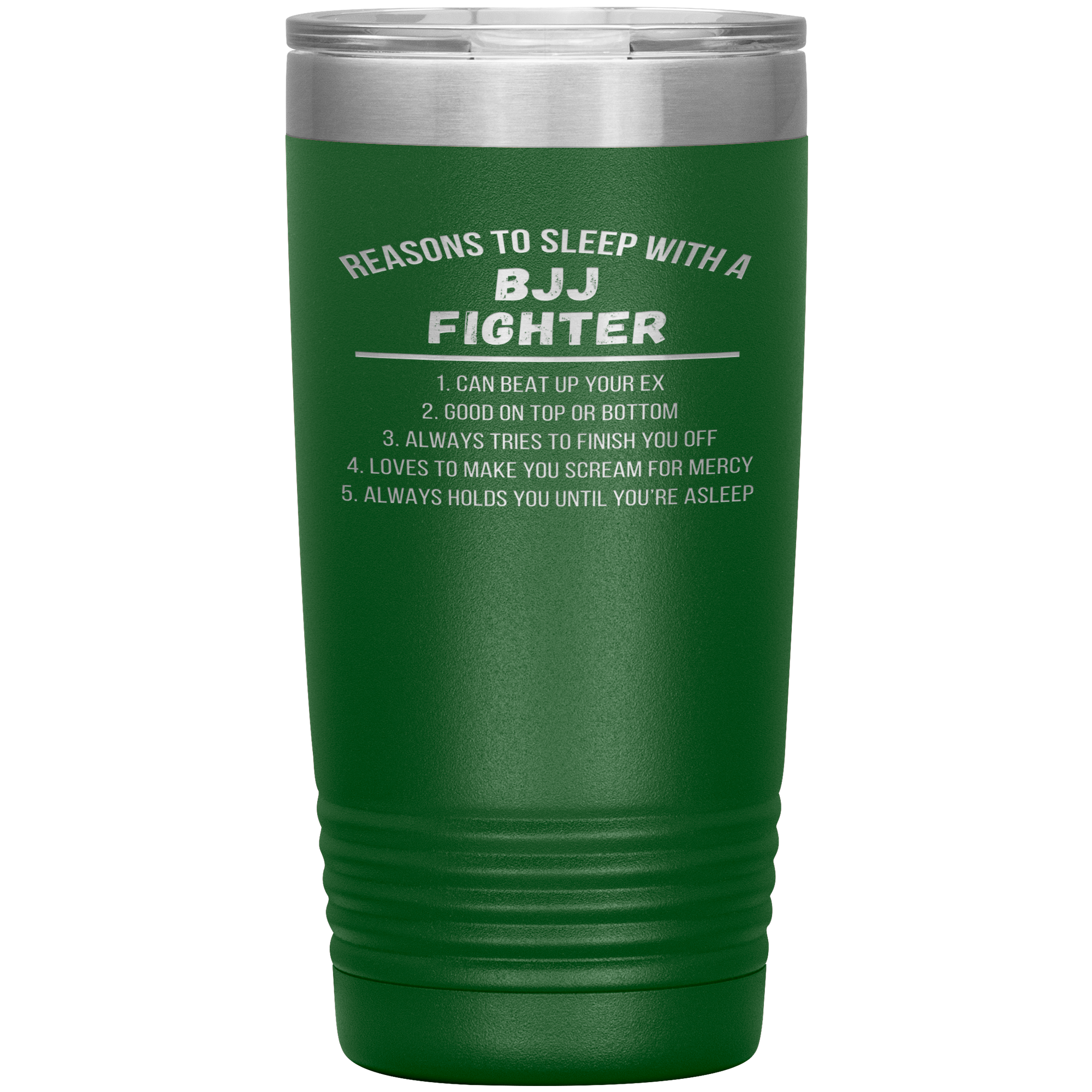 BJJ Gift, Reasons to sleep with a BJJ fighter, 20oz Tumbler, Travel mug, Coffee Tumbler, Tea Tumbler