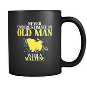Never underestimate an old man with a Maltese
