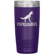 Father's day Gift, Papasaurus, 20oz Tumbler, Travel mug, Coffee Tumbler, Tea Tumbler