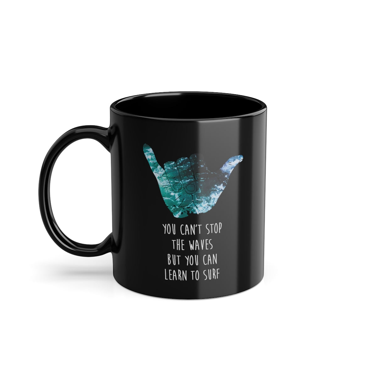 Surfing Mug [EUROPE] Black Coffee Cup, 11oz