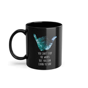 Surfing Mug [EUROPE] Black Coffee Cup, 11oz