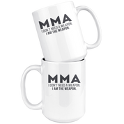 MMA fighter, MMA lover, MMA White Mug, Birthday Present, Christmas Gift,15oz white mug, Father's Day gift, Mother's Day Gift