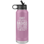 Chef Gift Badass 32oz Water Bottle