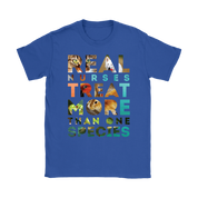 Vet Nurse Real nurses treat more than one species Gift, Woman's tee, Unisex T-shirt, V-neck, Summer Apparel