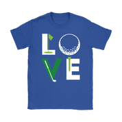 Golf Love Gift, Woman's tee, Unisex T-shirt, V-neck, Summer Apparel