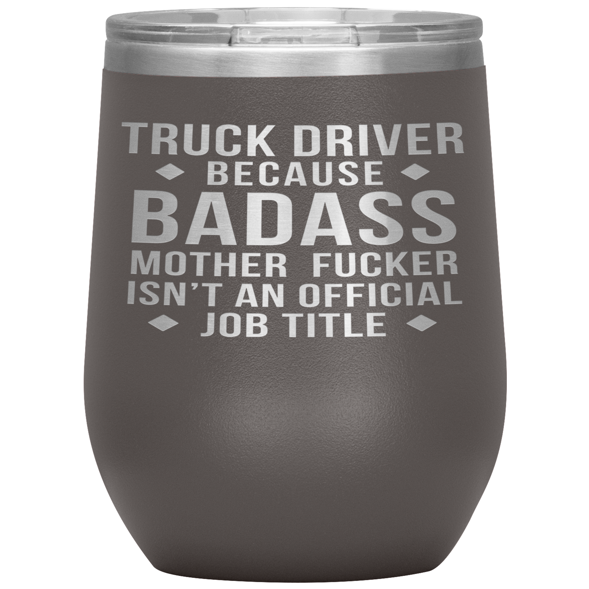 Truck Driver Gift, Truck Driver badass, 12oz Vacuum Tumbler, Travel mug, Coffee Tumbler, Present for Truck Driver Colleague