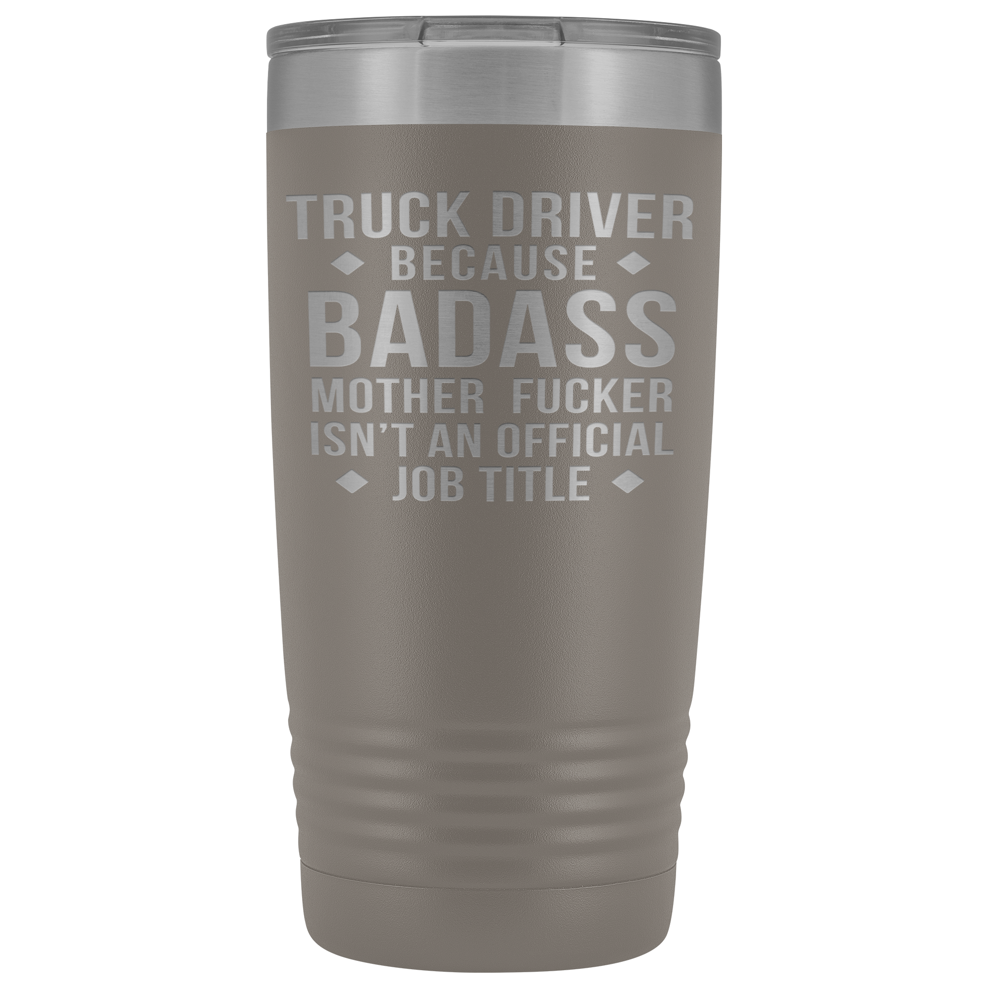 Truck Driver Gift, Truck Driver badass, 20oz Vacuum Tumbler, Travel mug, Coffee Tumbler, Present for Truck Driver Colleague