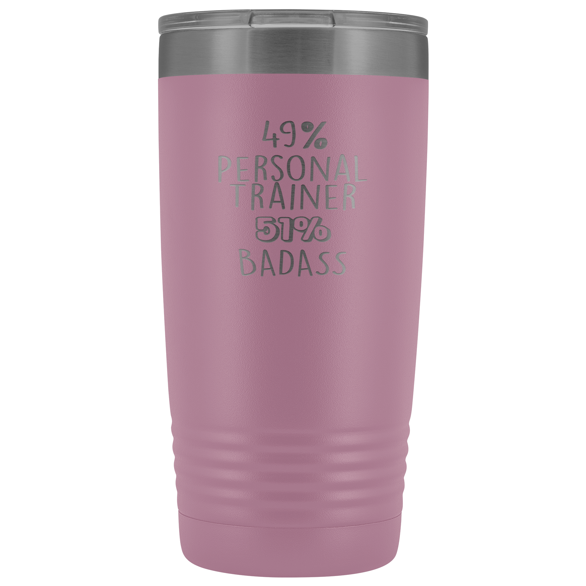 Personal Trainer Gift, 49% Personal Trainer, Badass, 20oz Tumbler, Travel mug, Coffee Tumbler, Present for Personal Trainer Colleague