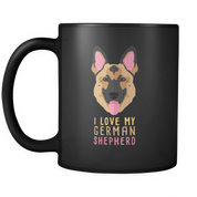 I love my German shepherd