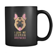 I love my German shepherd