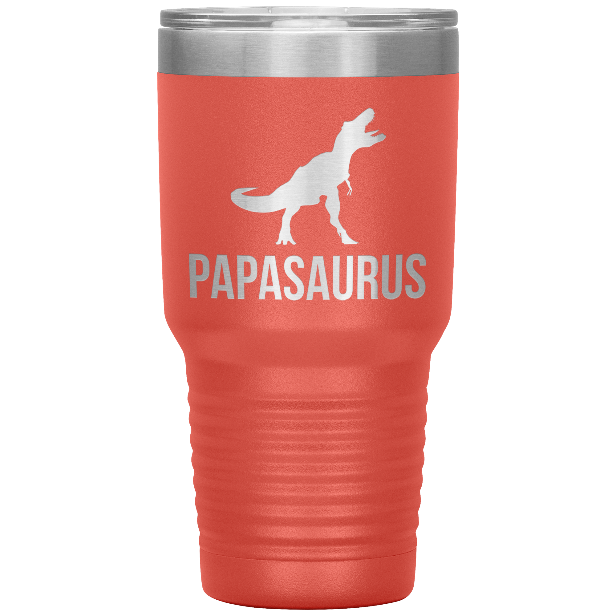 Father's day Gift, Papasaurus, 30oz Tumbler, Travel mug, Coffee Tumbler, Tea Tumbler