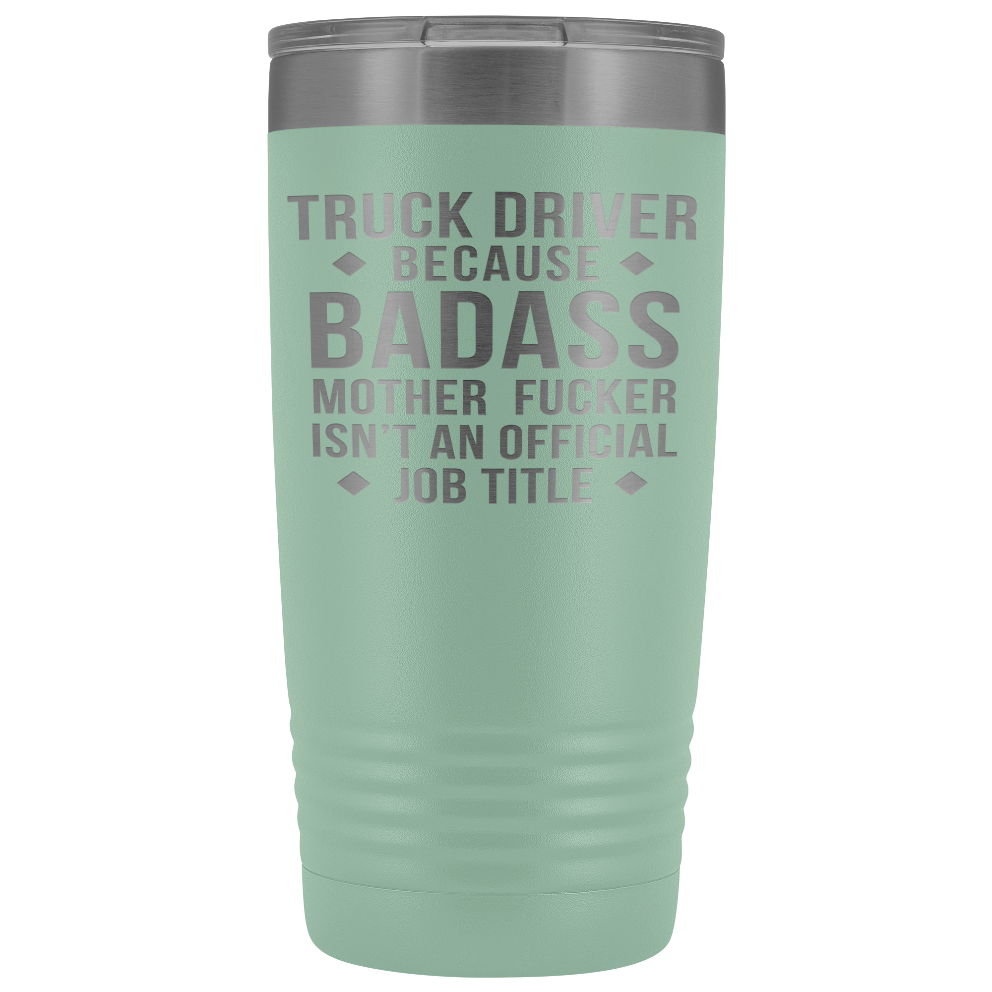 Truck Driver Gift, Truck Driver badass, 20oz Vacuum Tumbler, Travel mug, Coffee Tumbler, Present for Truck Driver Colleague