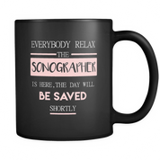 Everyone relax Sonographer is here