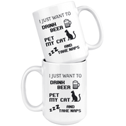 Just want to drink beer and pet my cat