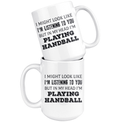 I think about handball