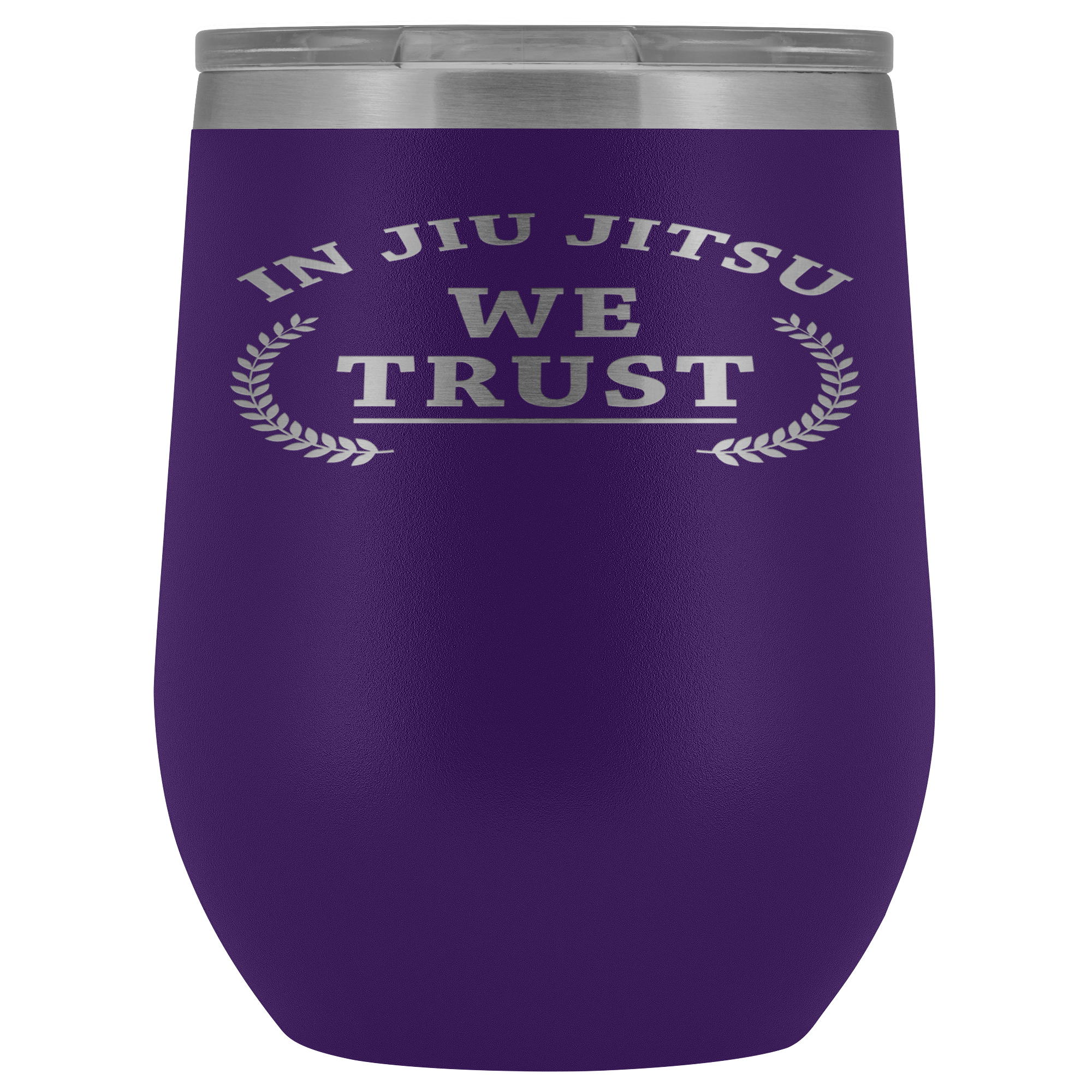 BJJ Gift, In jiu jitsu we trust, 12oz Tumbler, Travel mug, Coffee Tumbler, Tea Tumbler