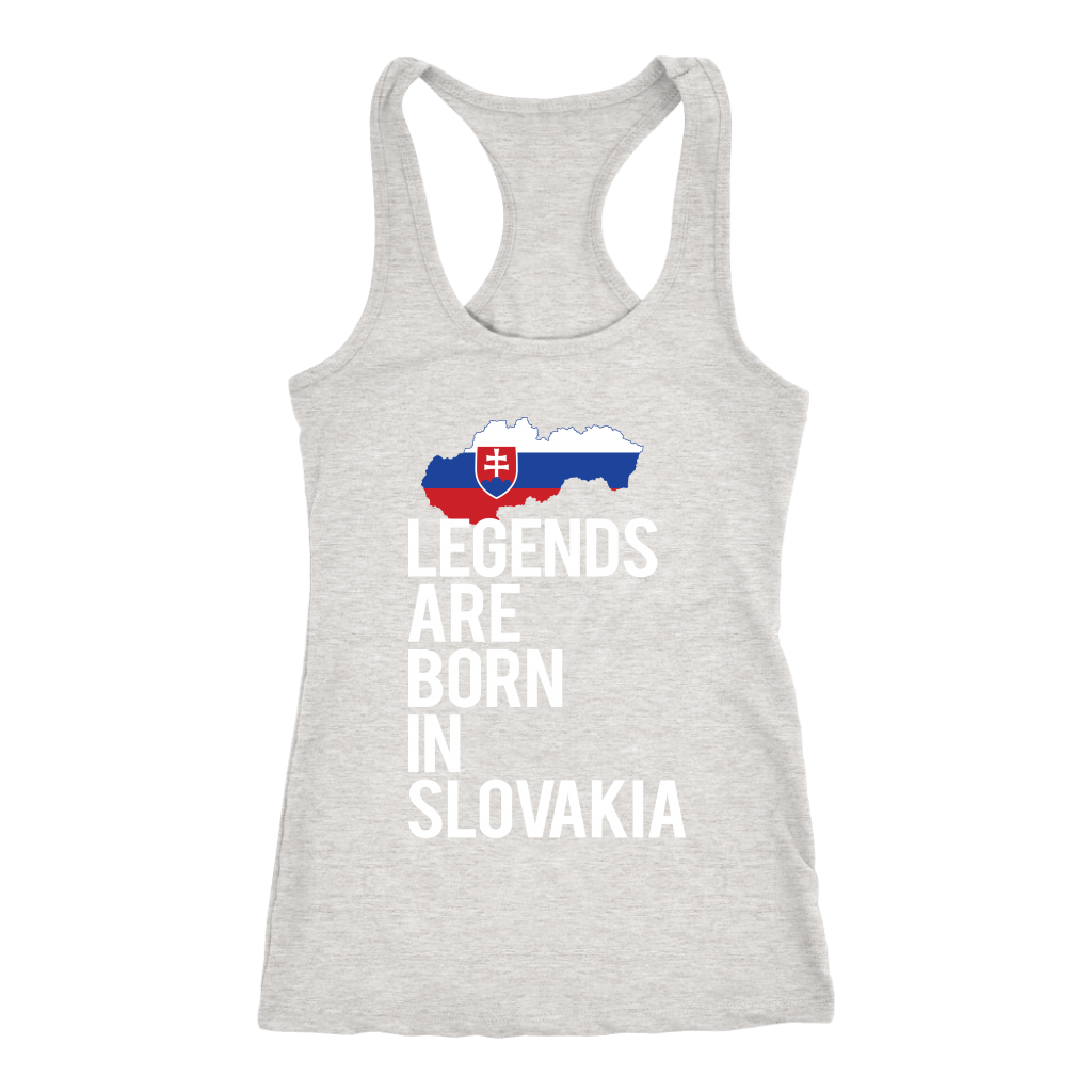 Slovakia Gift-Legends are born in Slovakia-Women tank top, Racerback, Men Tank top, Nationality gift, Country tank top