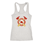 Firefighter Fueled by hell's fire, driven by courage Tank Top