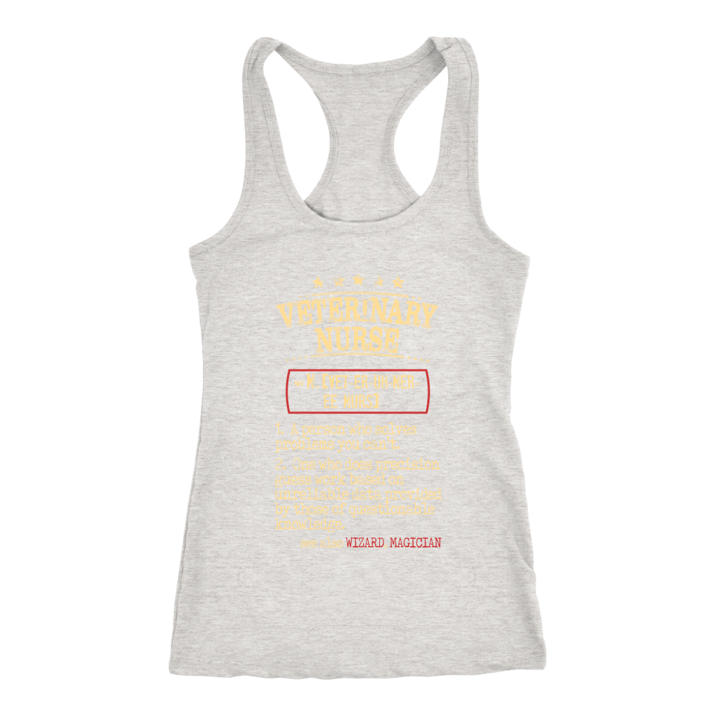 veterinary nurse , Womans tank top, Racerback, Mens Tank top, Profession, Colleague gift, Coworker present, veterinary nurse Gift