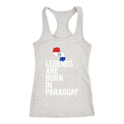 Paraguay Gift, Legends are born in Paraguay Tank Top