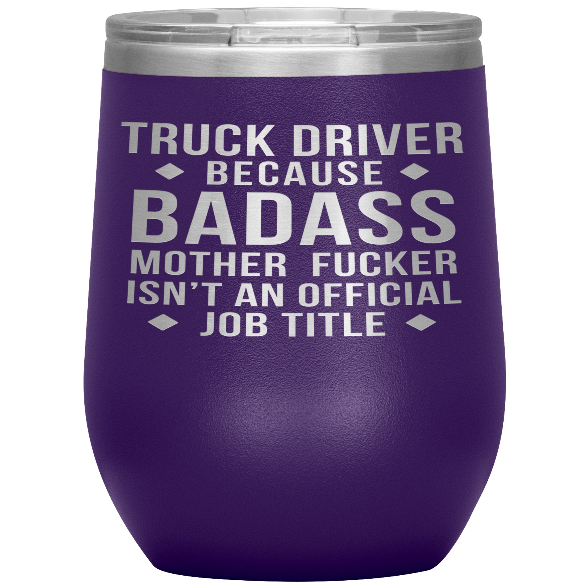 Truck Driver Gift, Truck Driver badass, 12oz Vacuum Tumbler, Travel mug, Coffee Tumbler, Present for Truck Driver Colleague