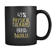 49% Physical  51% Badass Therapist