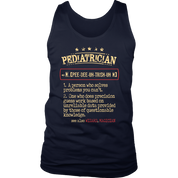 Pediatrician, Womans tank top, Racerback, Mens Tank top, Profession, Colleague gift, Coworker present, Pediatrician Gift