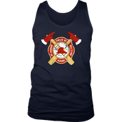 Firefighter Fueled by hell's fire, driven by courage Tank Top