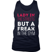 Lady in the streets but a freak in the gym
