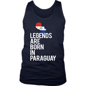 Paraguay Gift, Legends are born in Paraguay Tank Top