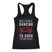 Nice people Dancing to good Techno Music